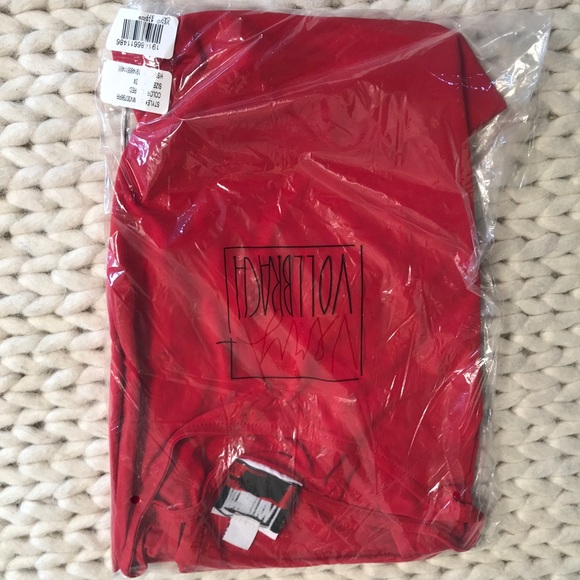 Very Vollbrach Red Knit Tank Top - Picture 7 of 7